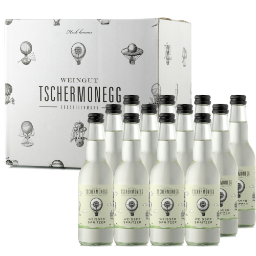 Weisser Spritzer 12x 0,33L - Weingut Tschermonegg